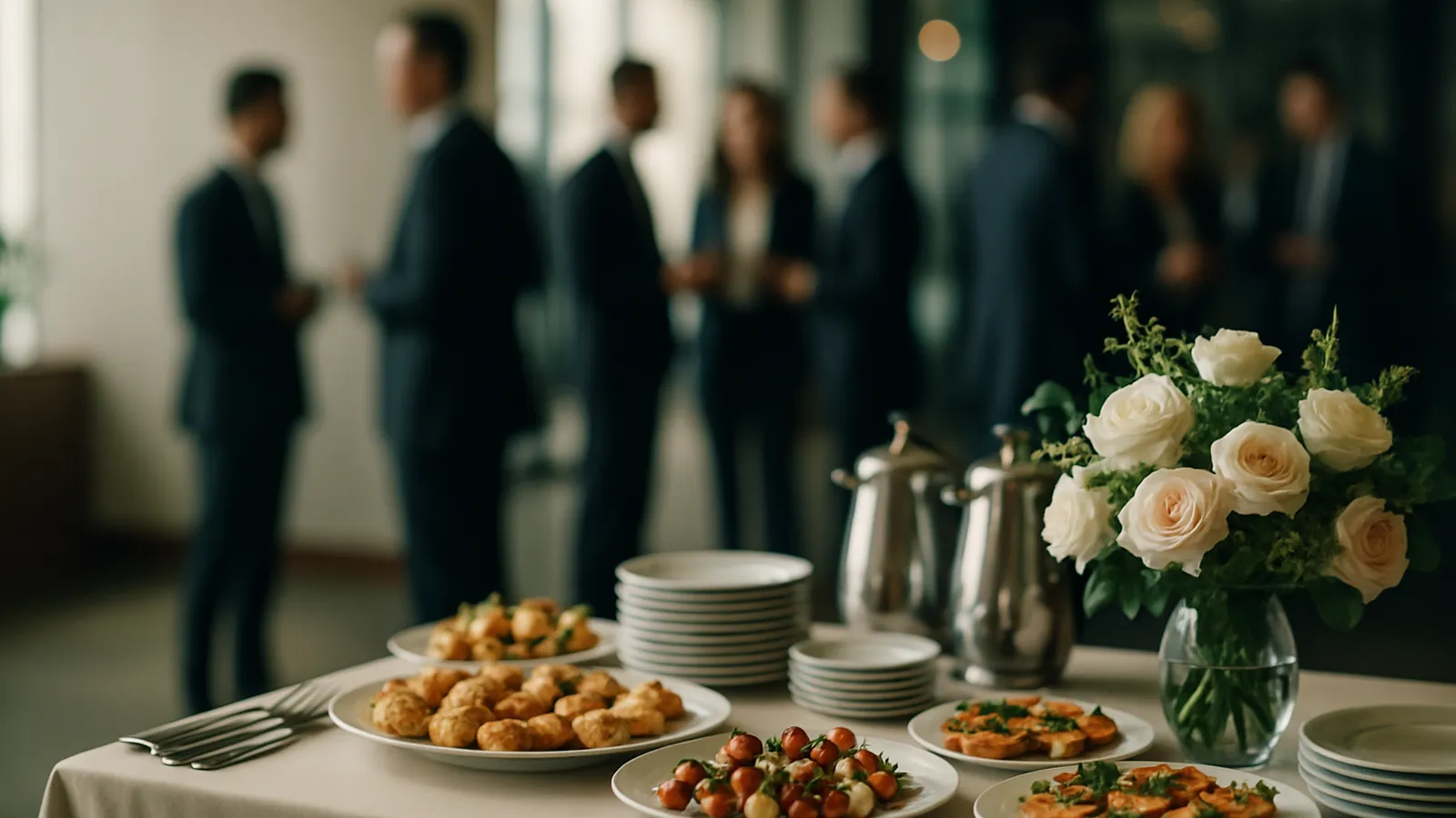 Business Catering Empfang für eine Firmenveranstaltung